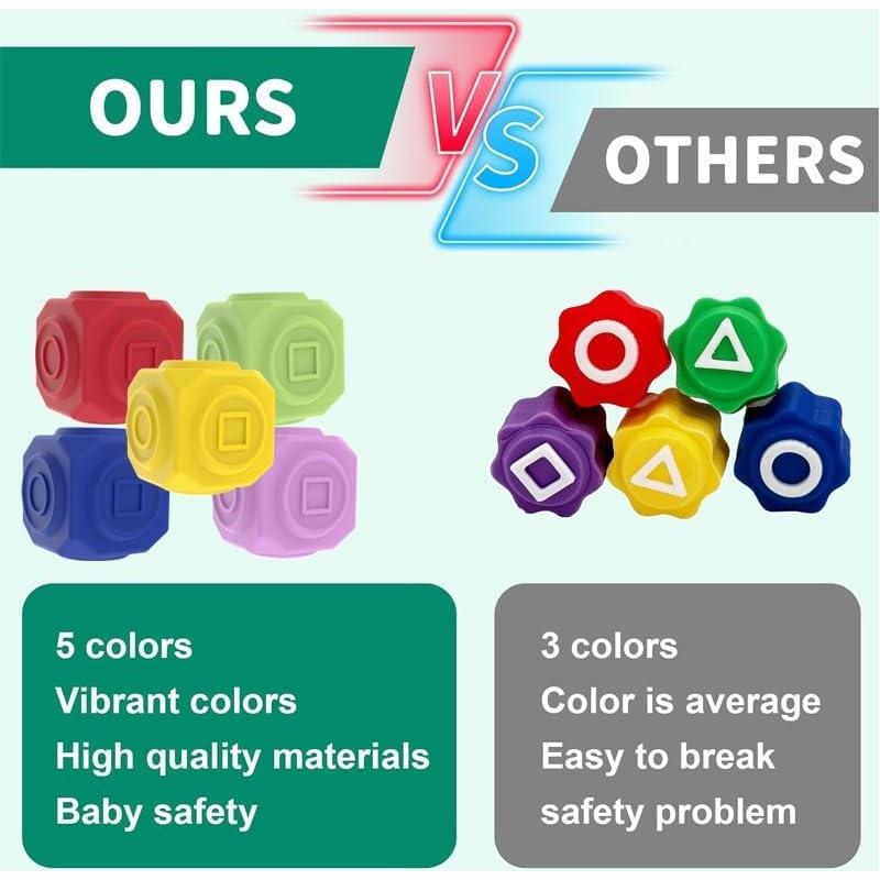 Juego Gonggi Coreano THOVY - 5 Canicas Coloridas, Mejora Destreza