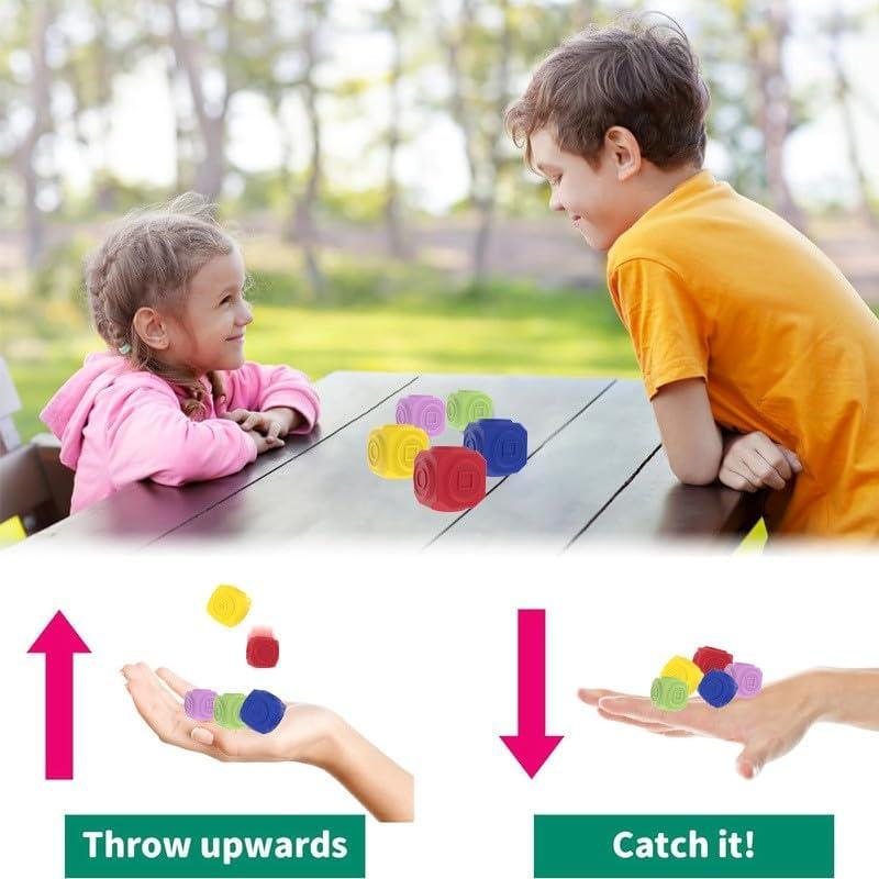 Juego Gonggi Coreano THOVY - 5 Canicas Coloridas, Mejora Destreza