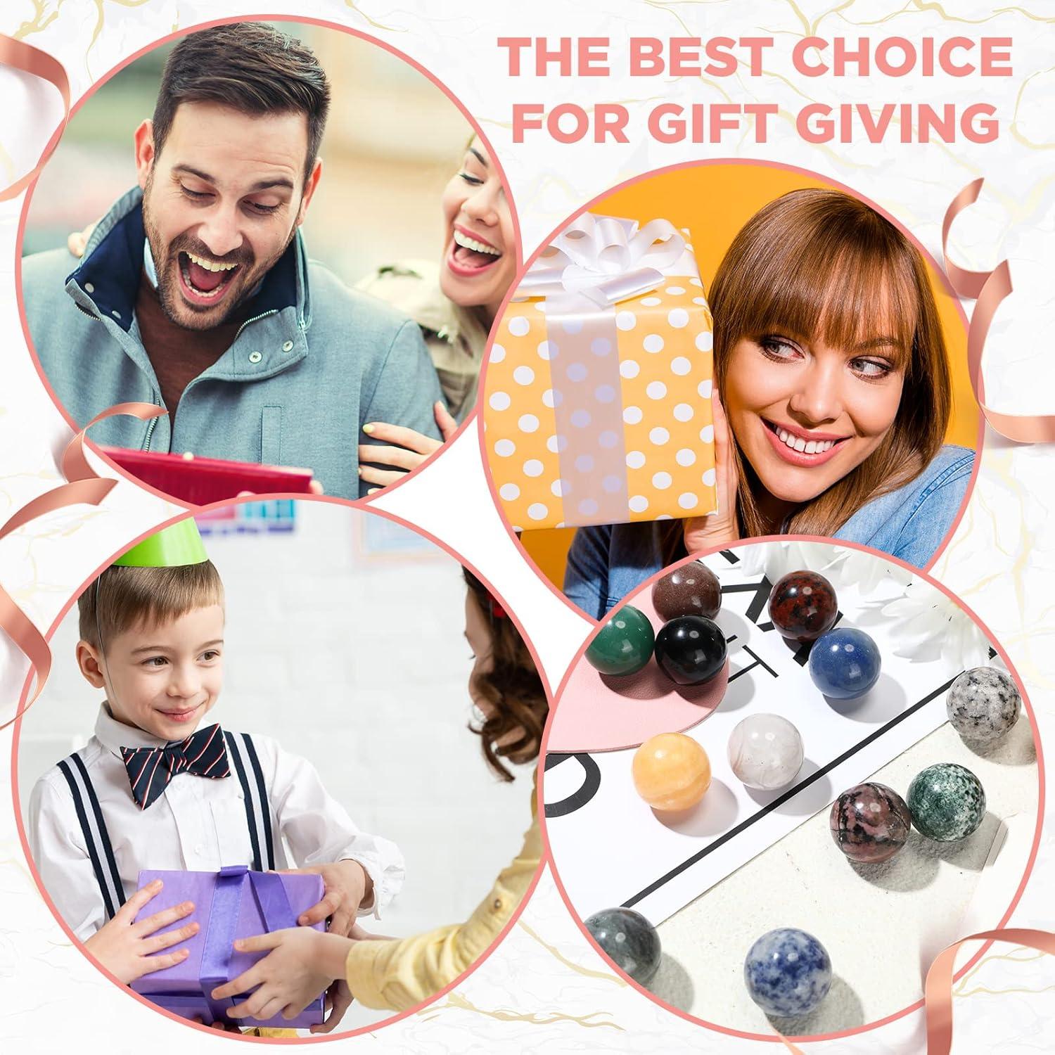 15 Esferas de Cristal Nuenen 25 mm para Meditación y Joyas