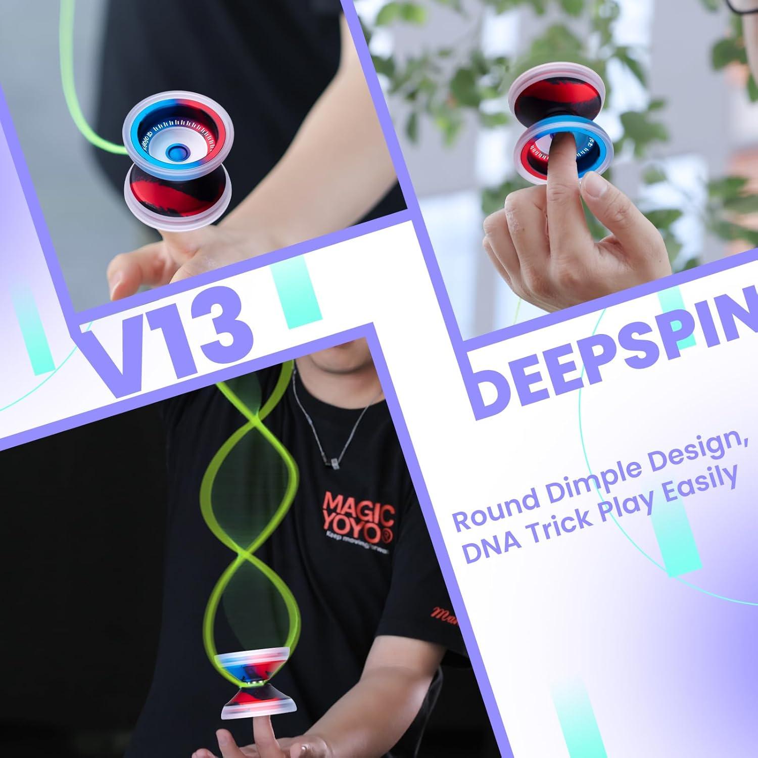 Yoyo Profesional MAGICYOYO V13 Bi-Material para Niños y Adultos