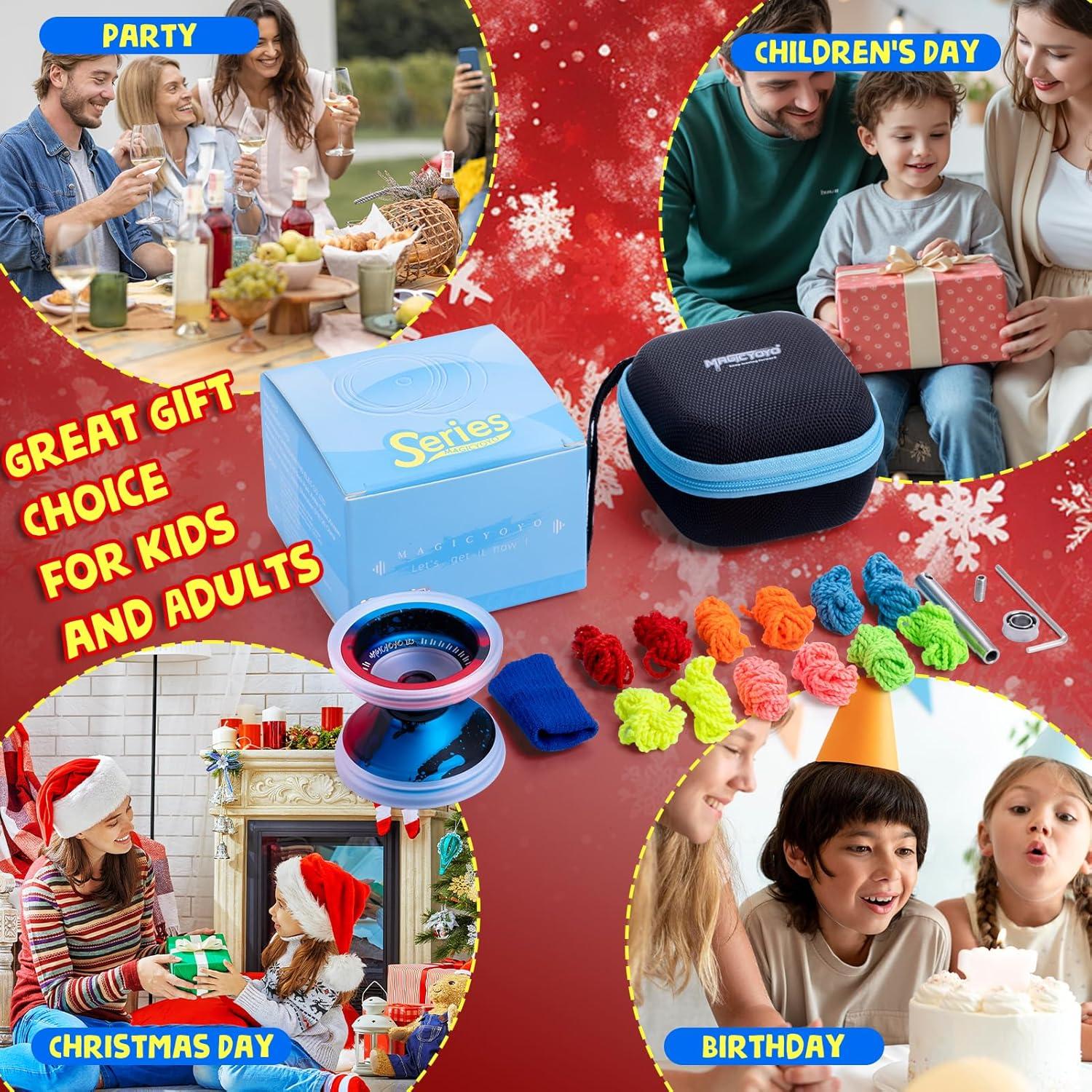 Yoyo Profesional MAGICYOYO V13 Bi-Material para Niños y Adultos