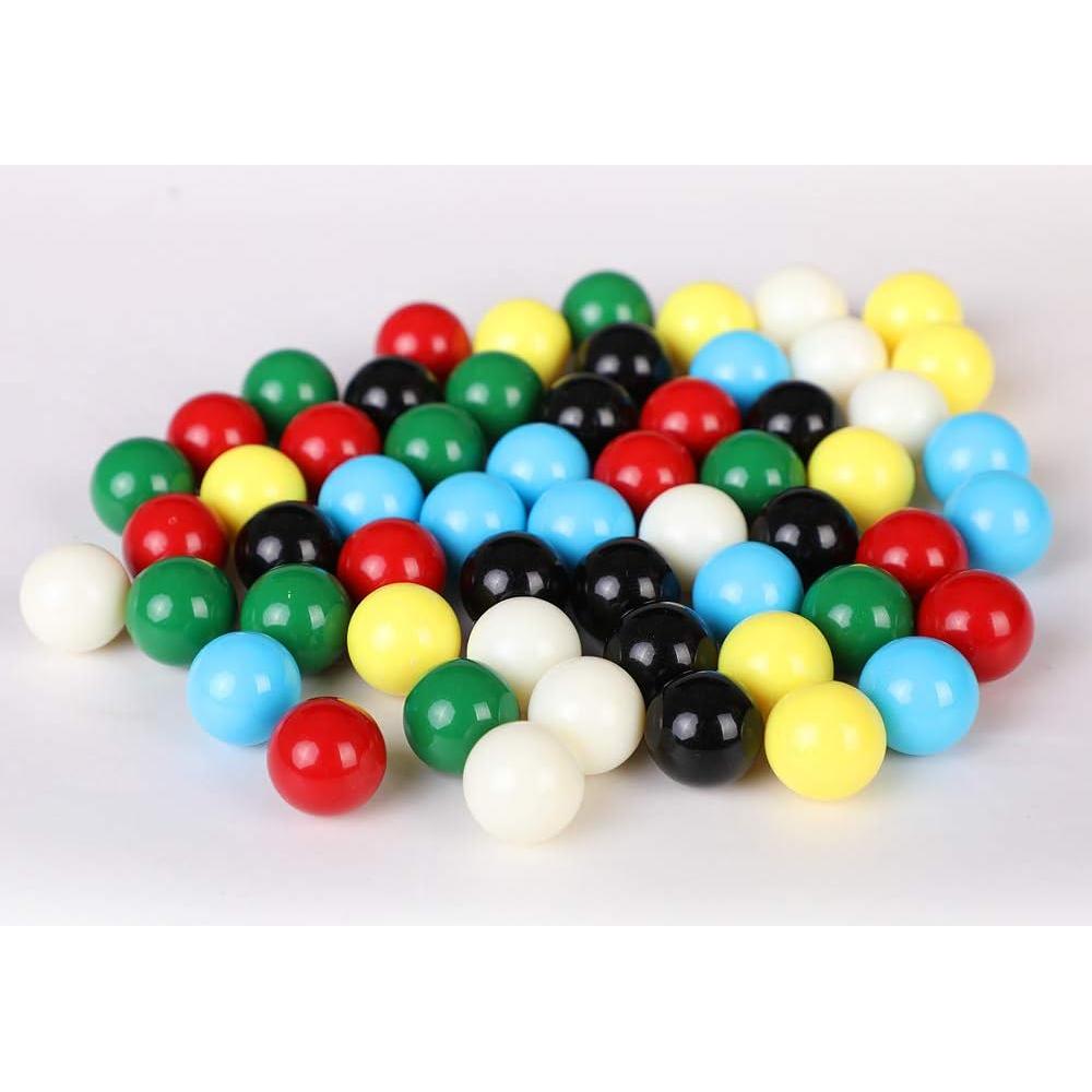 Bolas de Mármol de Reemplazo Laviesto 14mm 60 Piezas 6 Colores