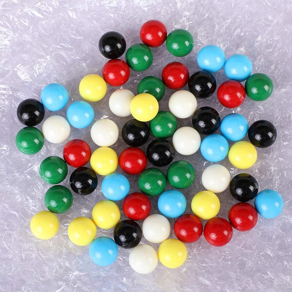 Bolas de Mármol de Reemplazo Laviesto 14mm 60 Piezas 6 Colores