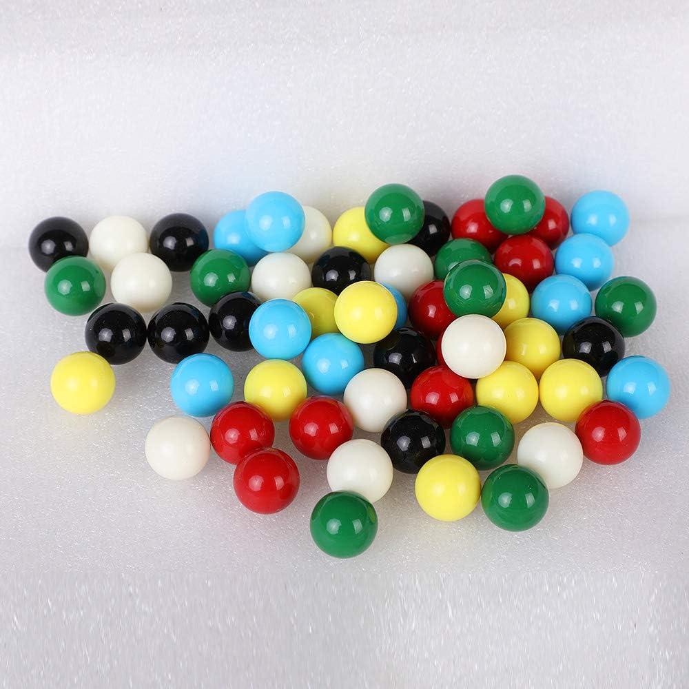 Bolas de Mármol de Reemplazo Laviesto 14mm 60 Piezas 6 Colores