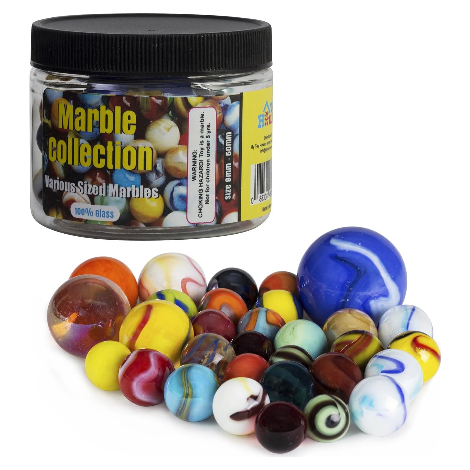 Canicas de Vidrio My Toy House con Contenedor Portátil 272g