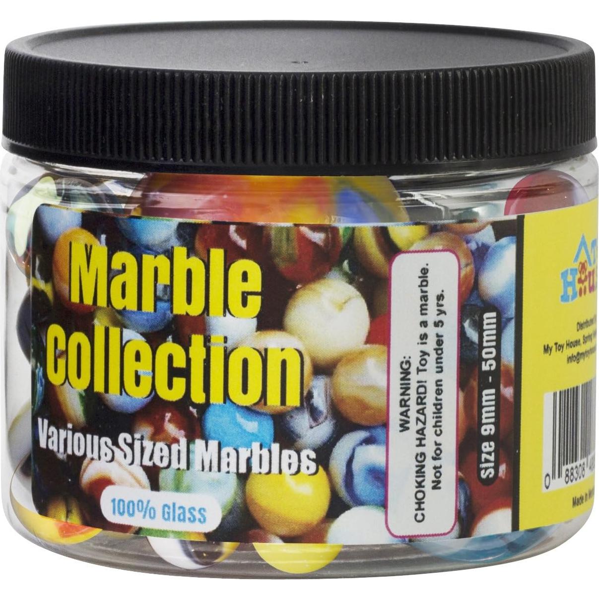Canicas de Vidrio My Toy House con Contenedor Portátil 272g