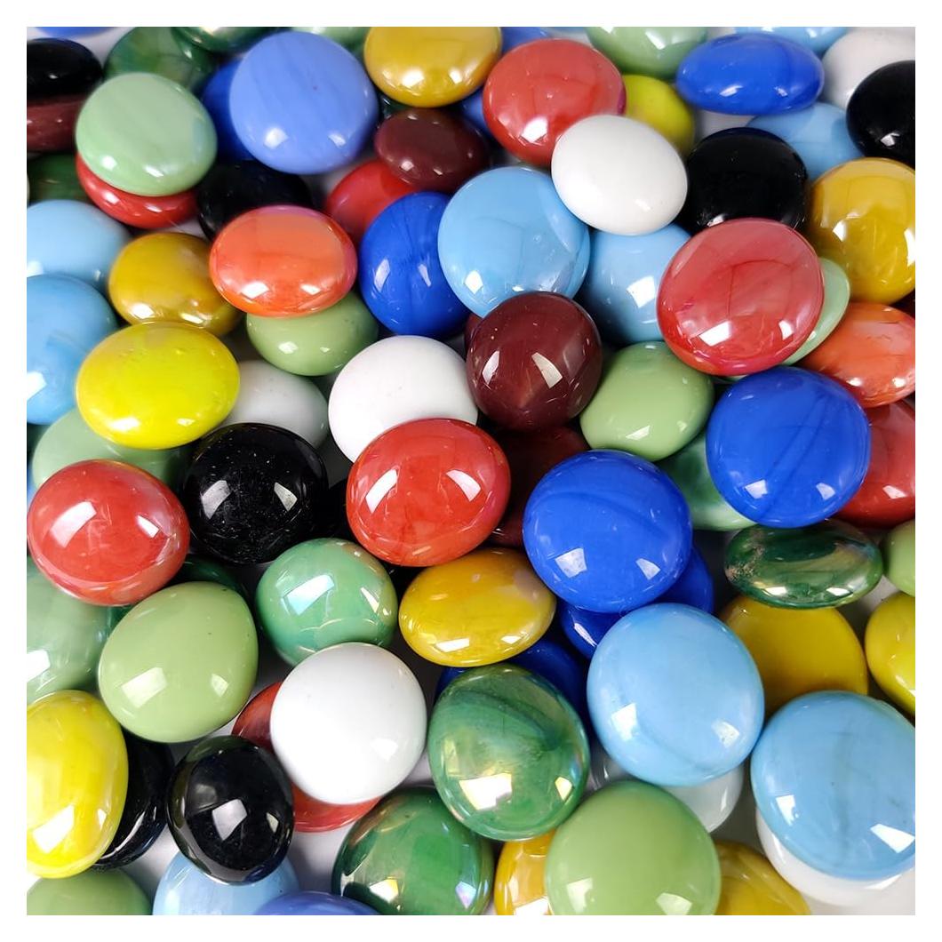 Gemas de Vidrio Coloridas HappyFiller 0.45 kg para Manualidades