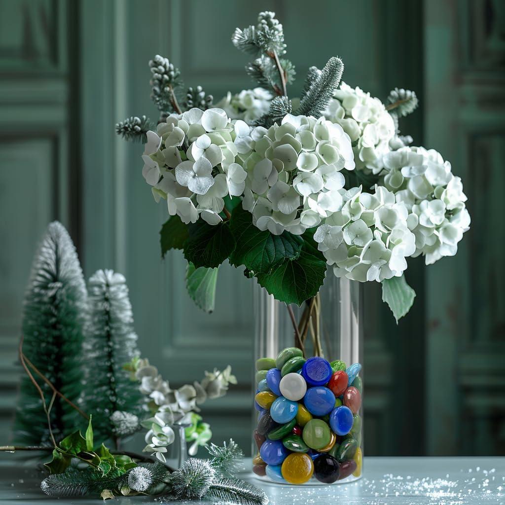 Gemas de Vidrio Coloridas HappyFiller 0.45 kg para Manualidades