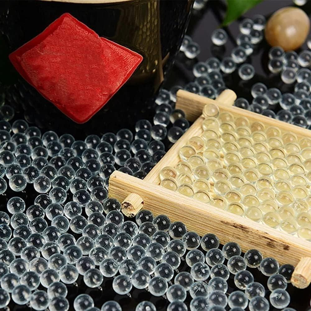 20 Canicas de Vidrio Transparentes 10mm Sluswallow