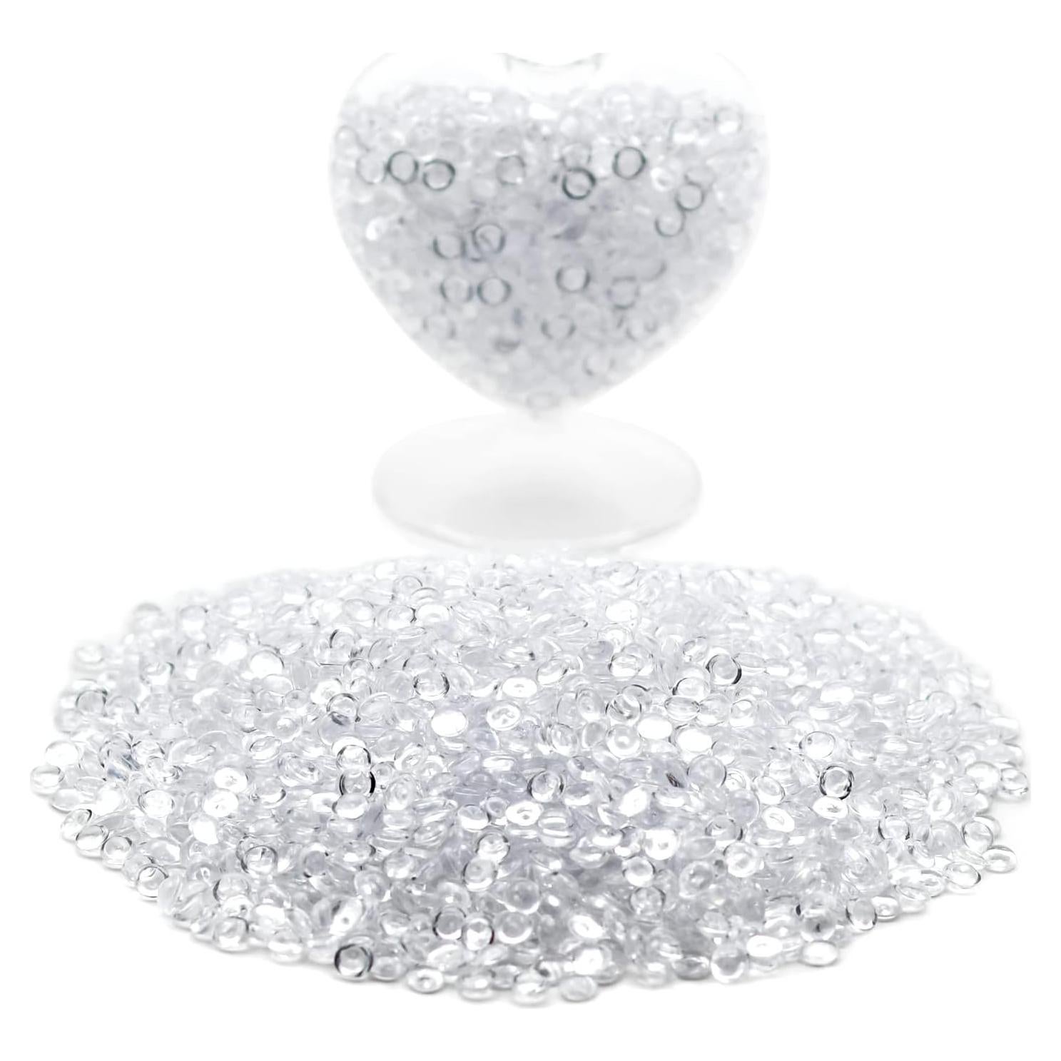 Mini Perlas Acrílicas Transparentes 0.45 kg YGFRSTO 3300 Piezas