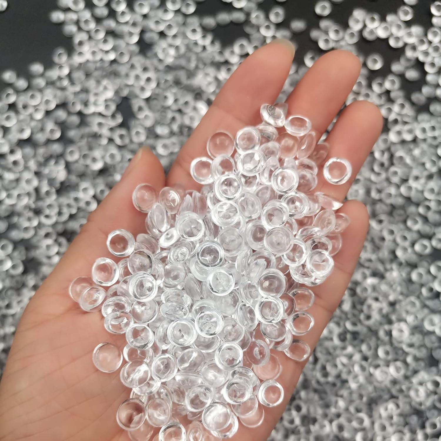 Mini Perlas Acrílicas Transparentes 0.45 kg YGFRSTO 3300 Piezas