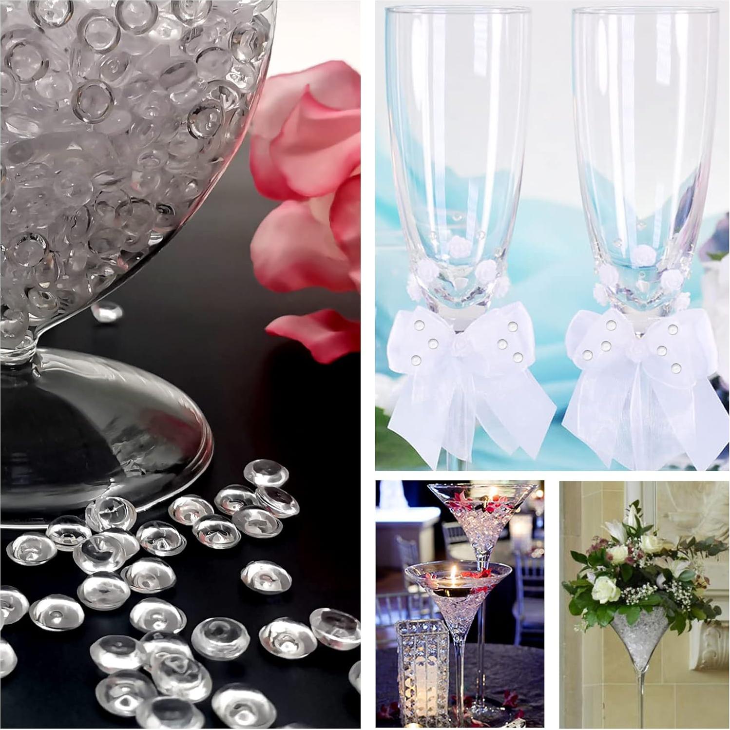 Mini Perlas Acrílicas Transparentes 0.45 kg YGFRSTO 3300 Piezas