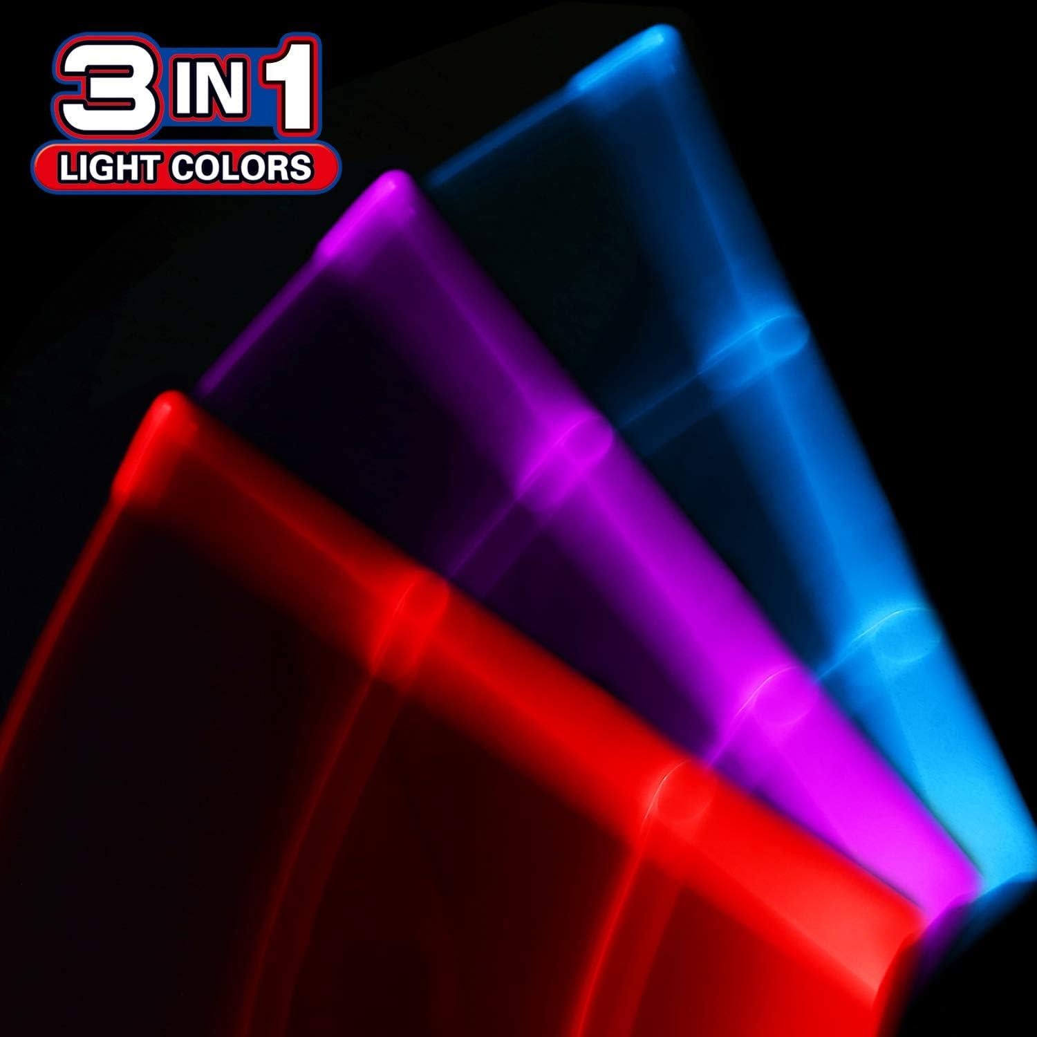 Espadas luminosas 2 en 1 Lesuter Toys LED 3 colores