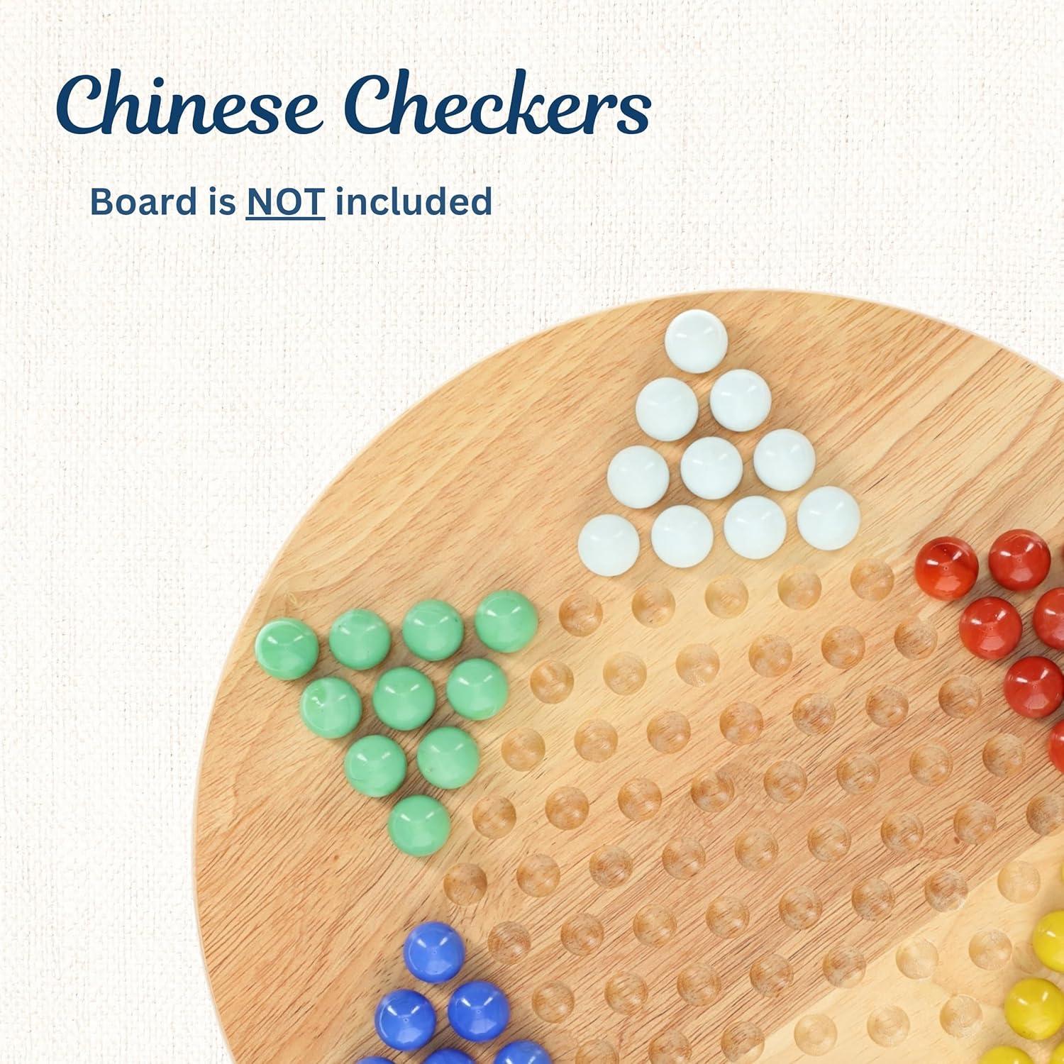 Bolas de Vidrio de Repuesto WE Games para Damas Chinas - 60 Piezas