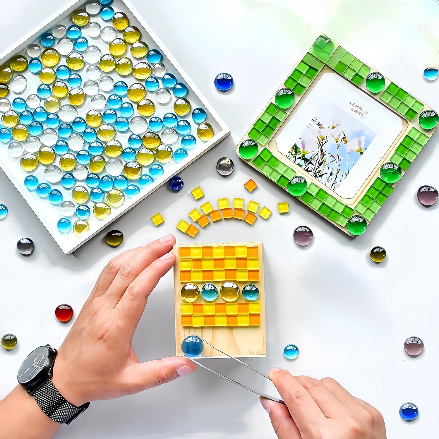 Canicas de Vidrio Plano LiFschal Verde 200g - 32-37 Piezas