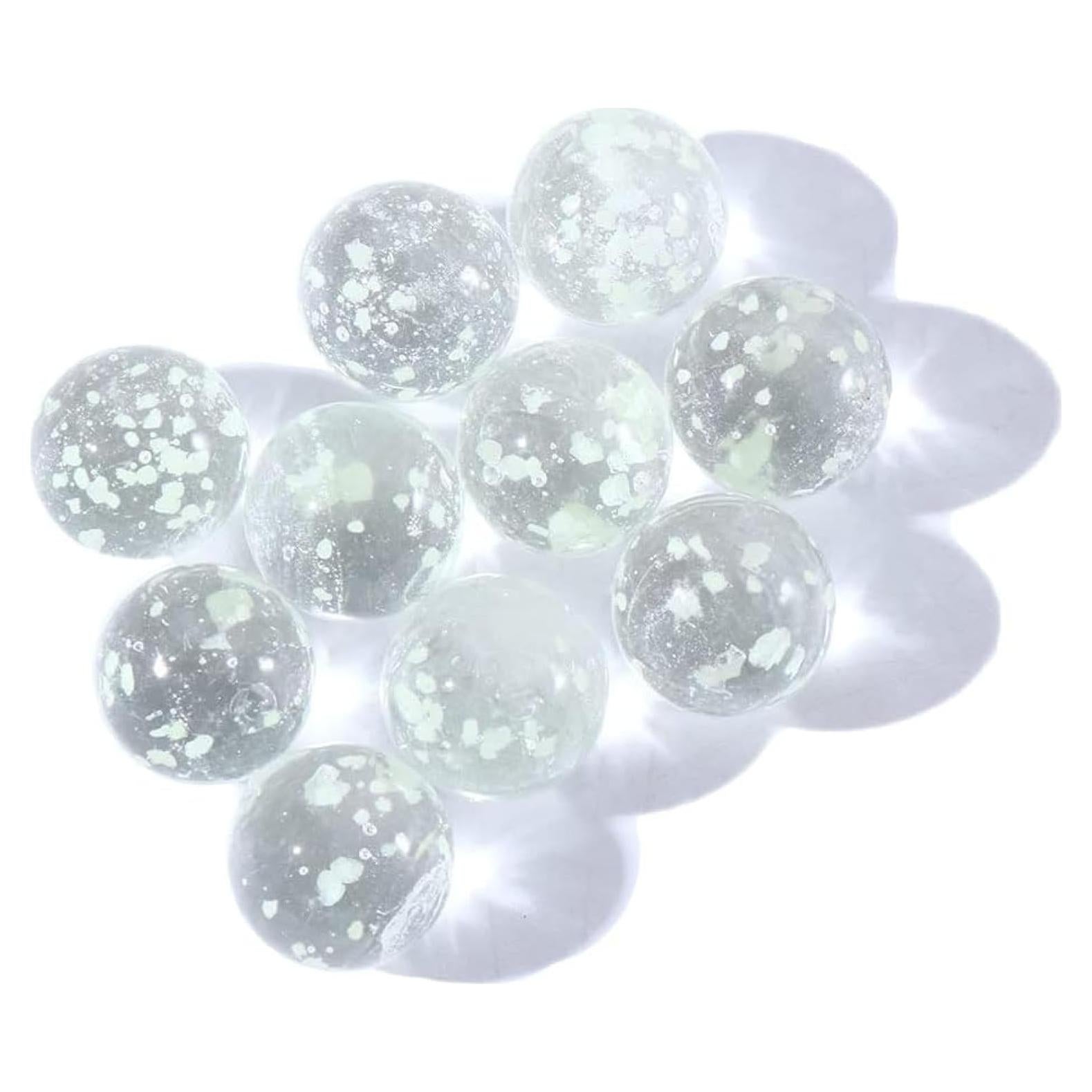 10 Canicas de Vidrio Brillantes en la Oscuridad Jinshining