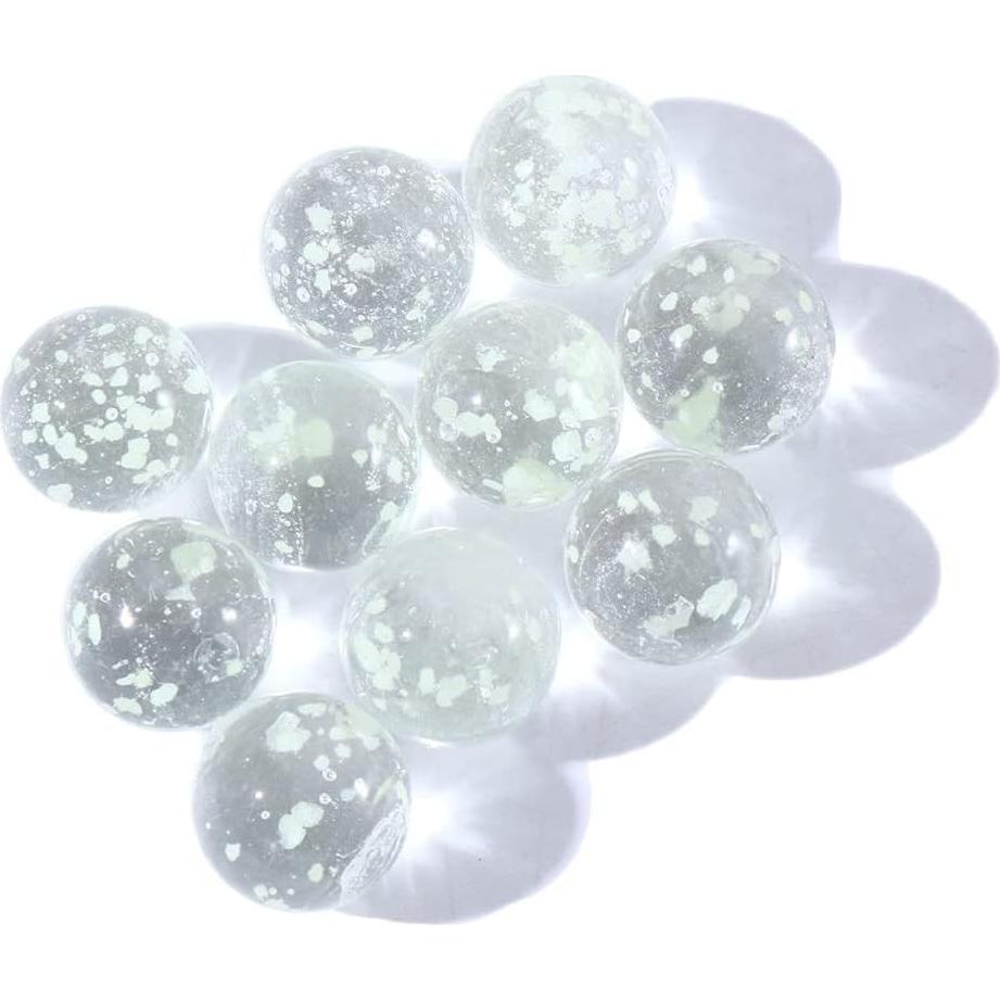 10 Canicas de Vidrio Brillantes en la Oscuridad Jinshining