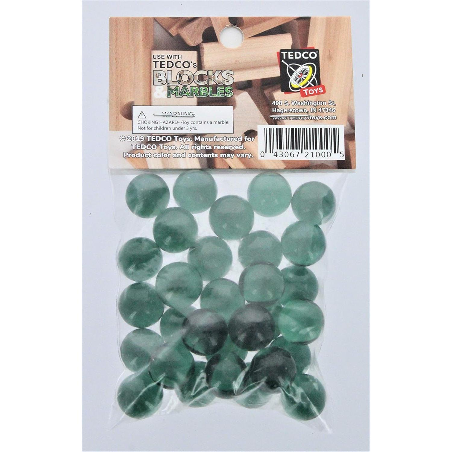 Bolsa de 30 Canicas de Vidrio Tedco - Juguete para Niños