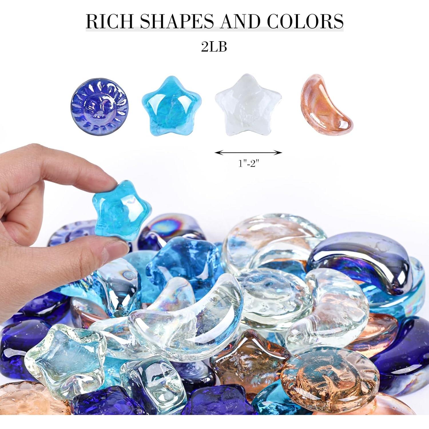 Bolas de Vidrio Decorativas DomeStar 0.91 KG - 35-40 Piezas