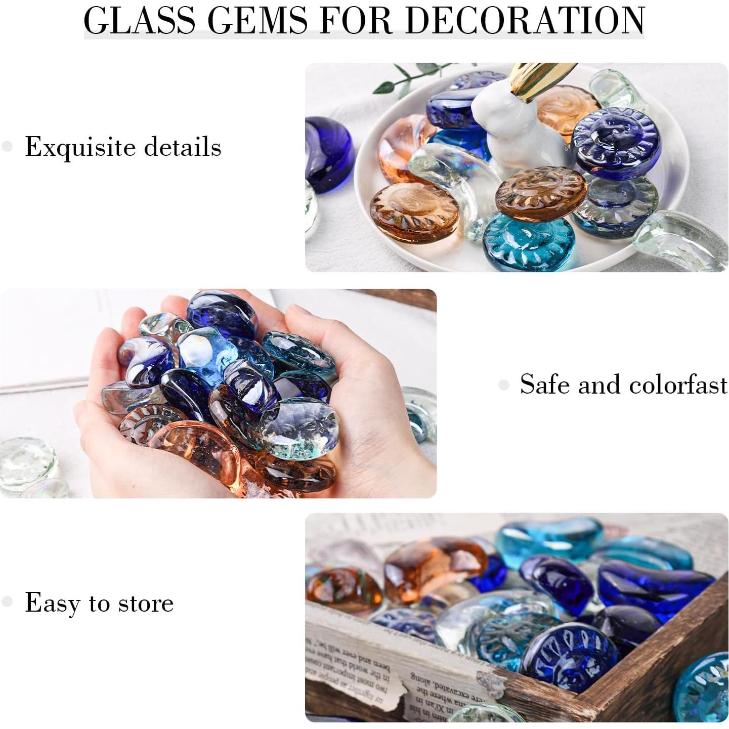 Bolas de Vidrio Decorativas DomeStar 0.91 KG - 35-40 Piezas