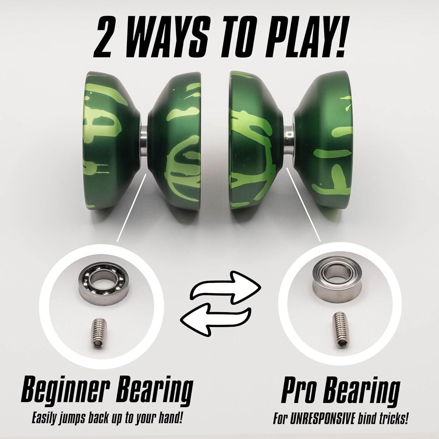 Yo-yo Profesional REVLO R1 Pro de Aluminio 6061 para Adultos