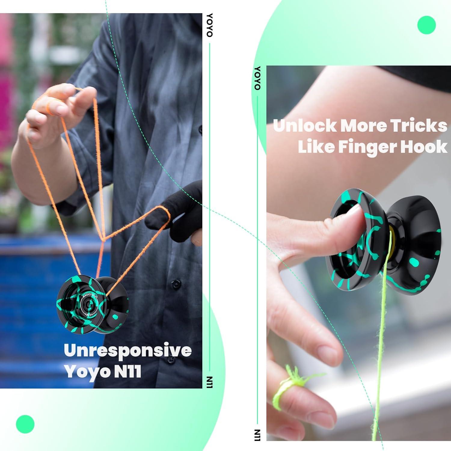 Yoyo Profesional MAGICYOYO N11 Metal Doble Modo 136g