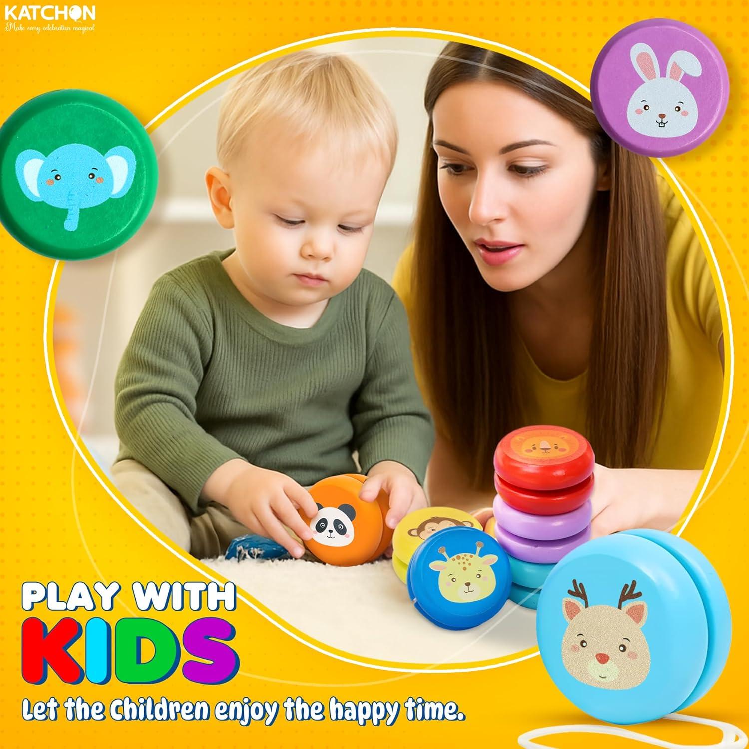 Yo-yos de Animales KatchOn - Paquete de 24, 5.08 cm