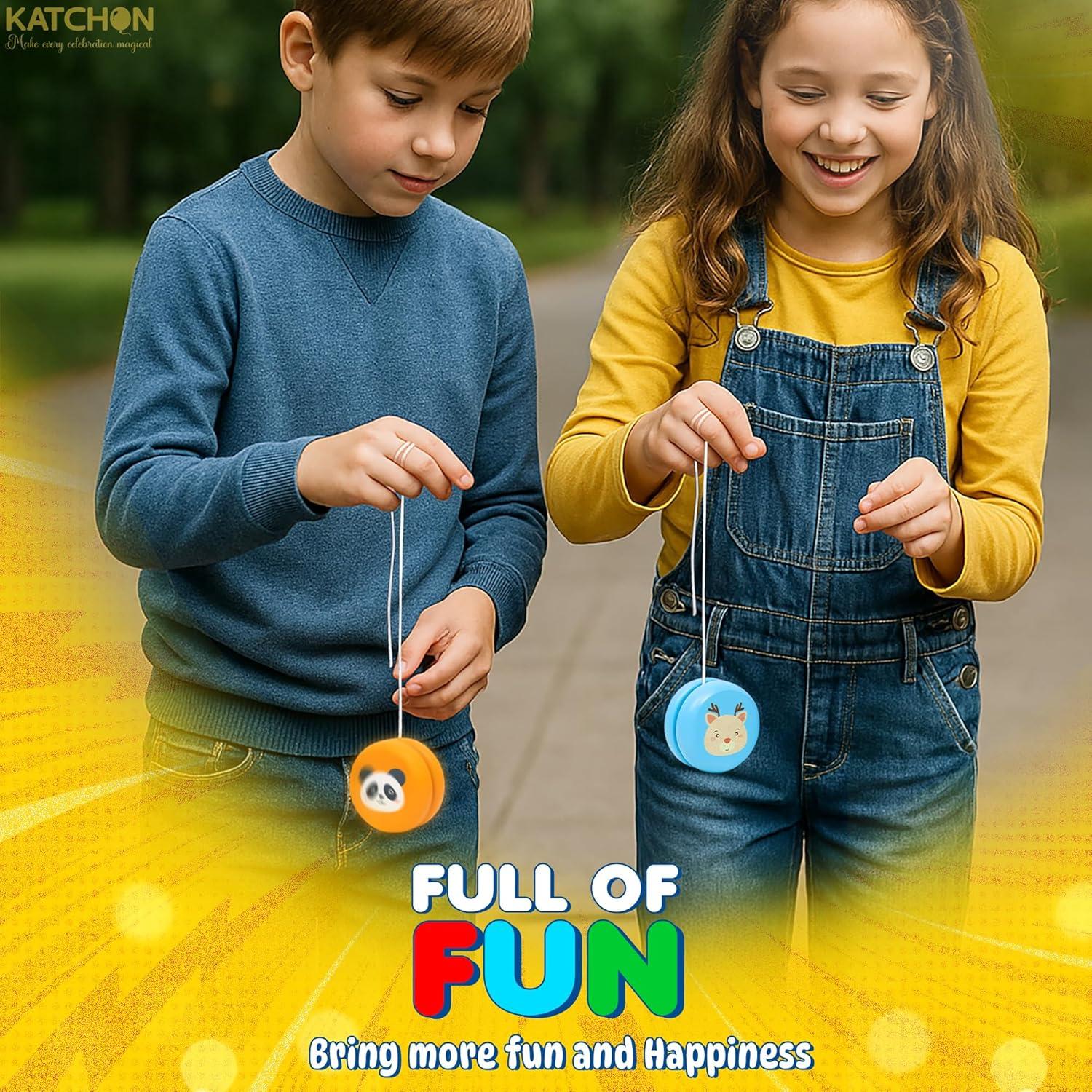 Yo-yos de Animales KatchOn - Paquete de 24, 5.08 cm