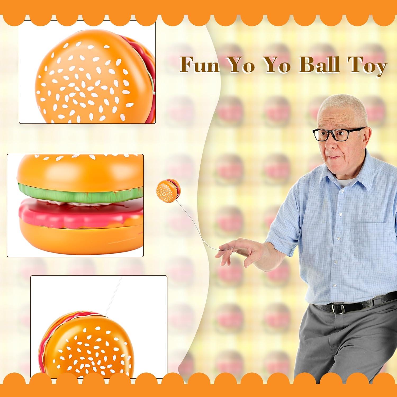 Paquete de 30 Yo-Yos de Plástico Hamburguesa Drayear