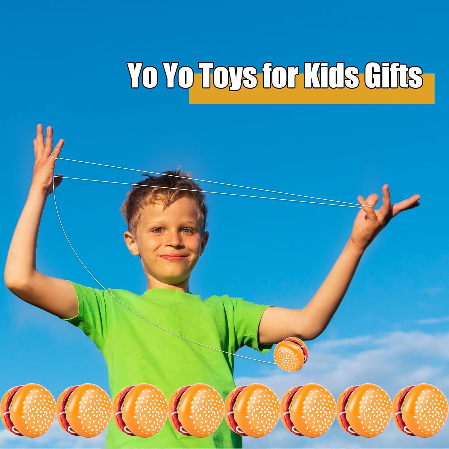 54 Yo-Yos Hamburguesa Drayear para Cumpleaños y Premios