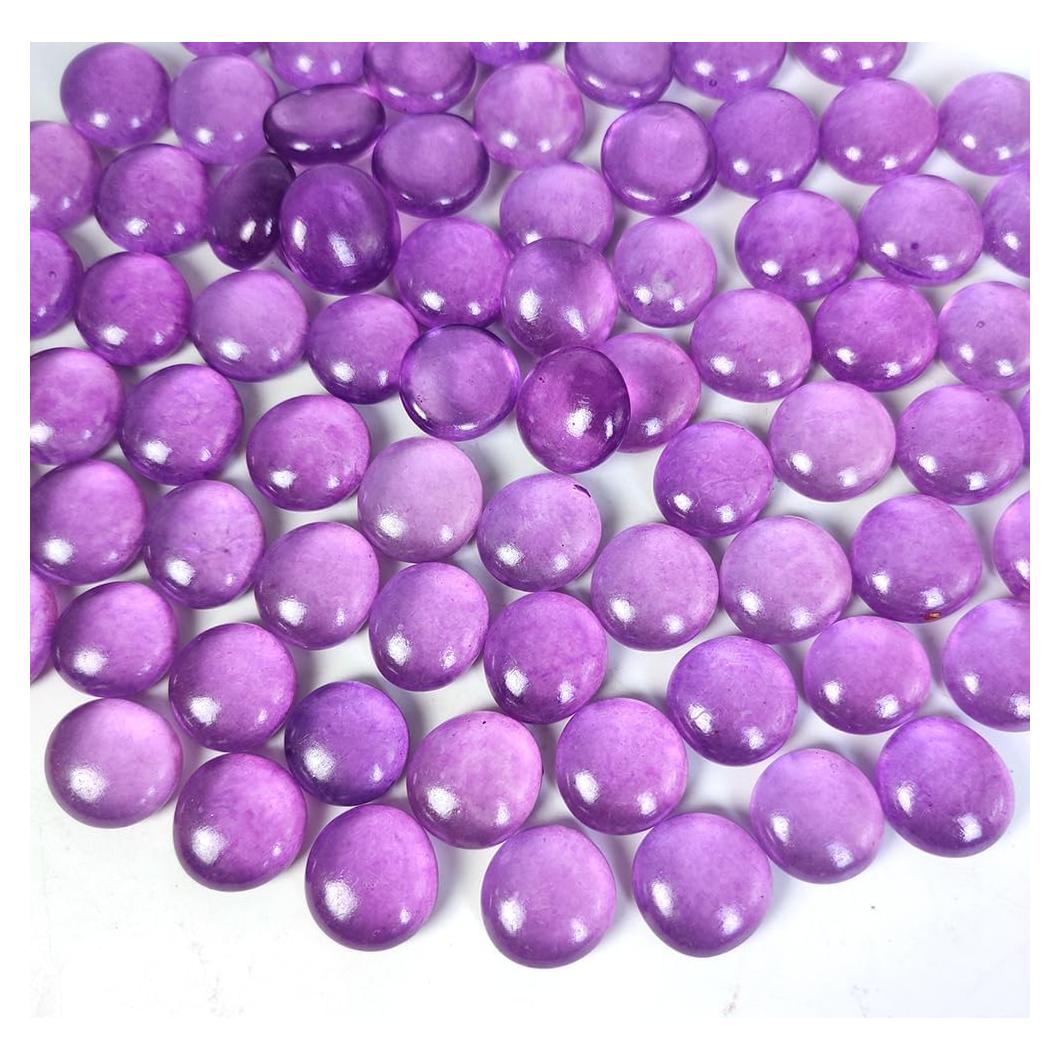 Gemas de Vidrio Moradas HappyFiller 2 LB para Decoración
