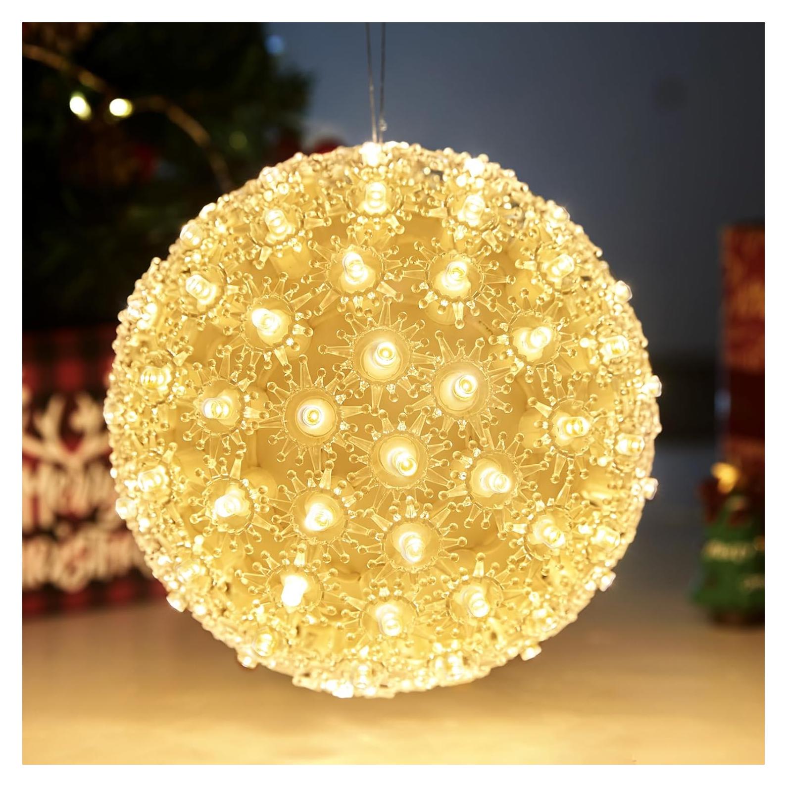 Esferas Iluminadas de Navidad Brightown 15.24 cm 100 LED IP65