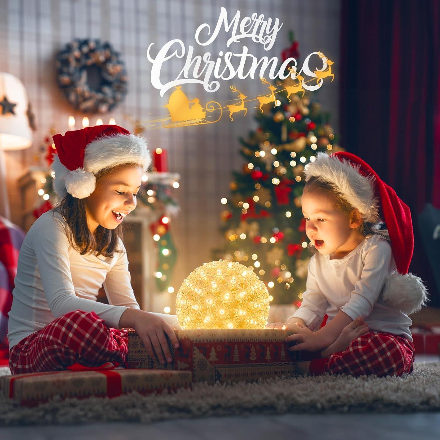 Esferas Iluminadas de Navidad Brightown 15.24 cm 100 LED IP65