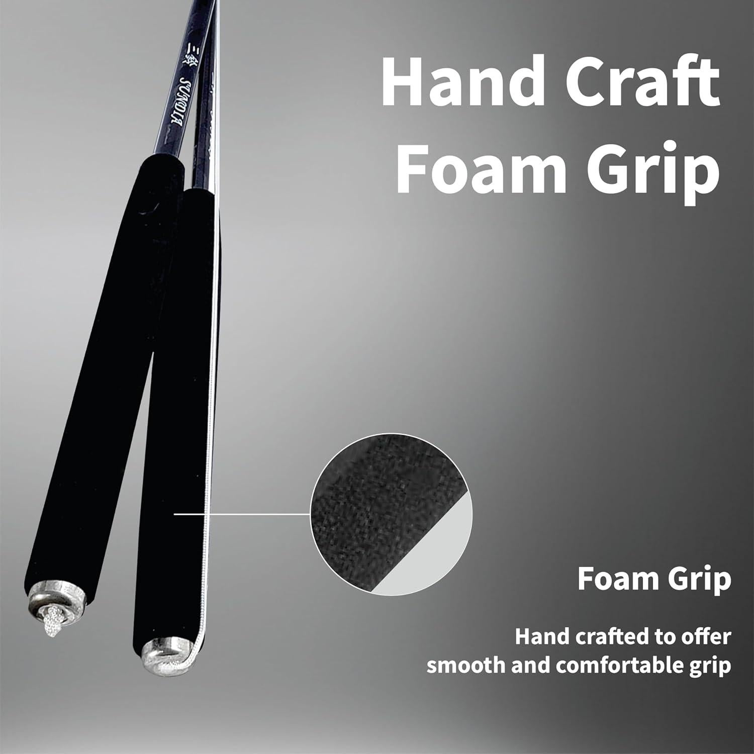 Palos de Diábolo de Carbono SUNDIA - 32 cm, Ligero y Profesional