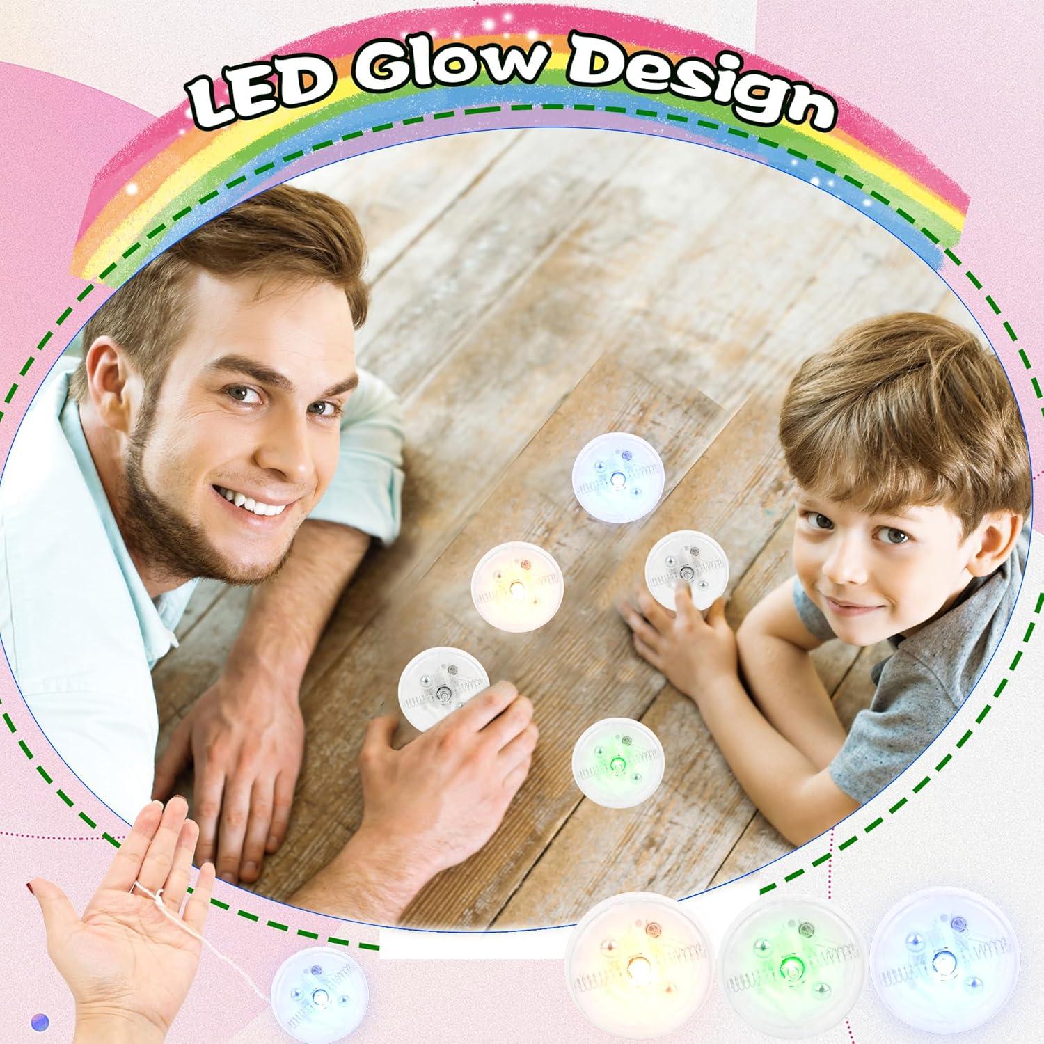 30 Pelotas de Yo Yo LED Iluminadas Octaday para Niños
