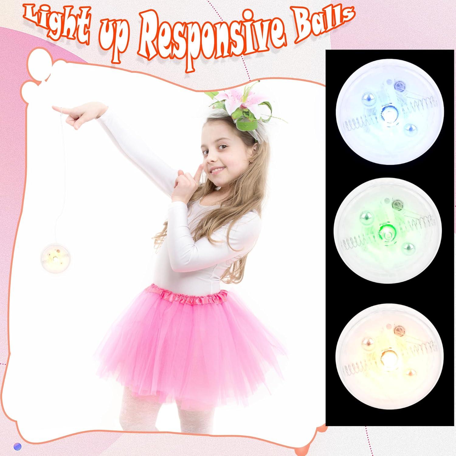 30 Pelotas de Yo Yo LED Iluminadas Octaday para Niños