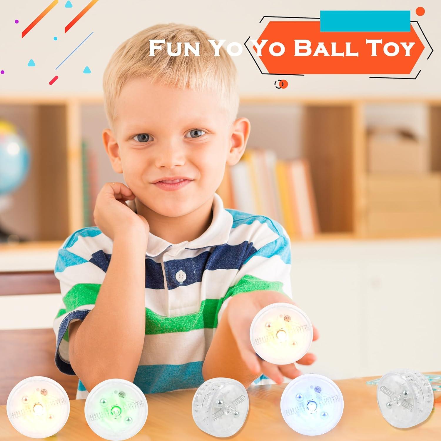 30 Pelotas de Yo Yo LED Iluminadas Octaday para Niños