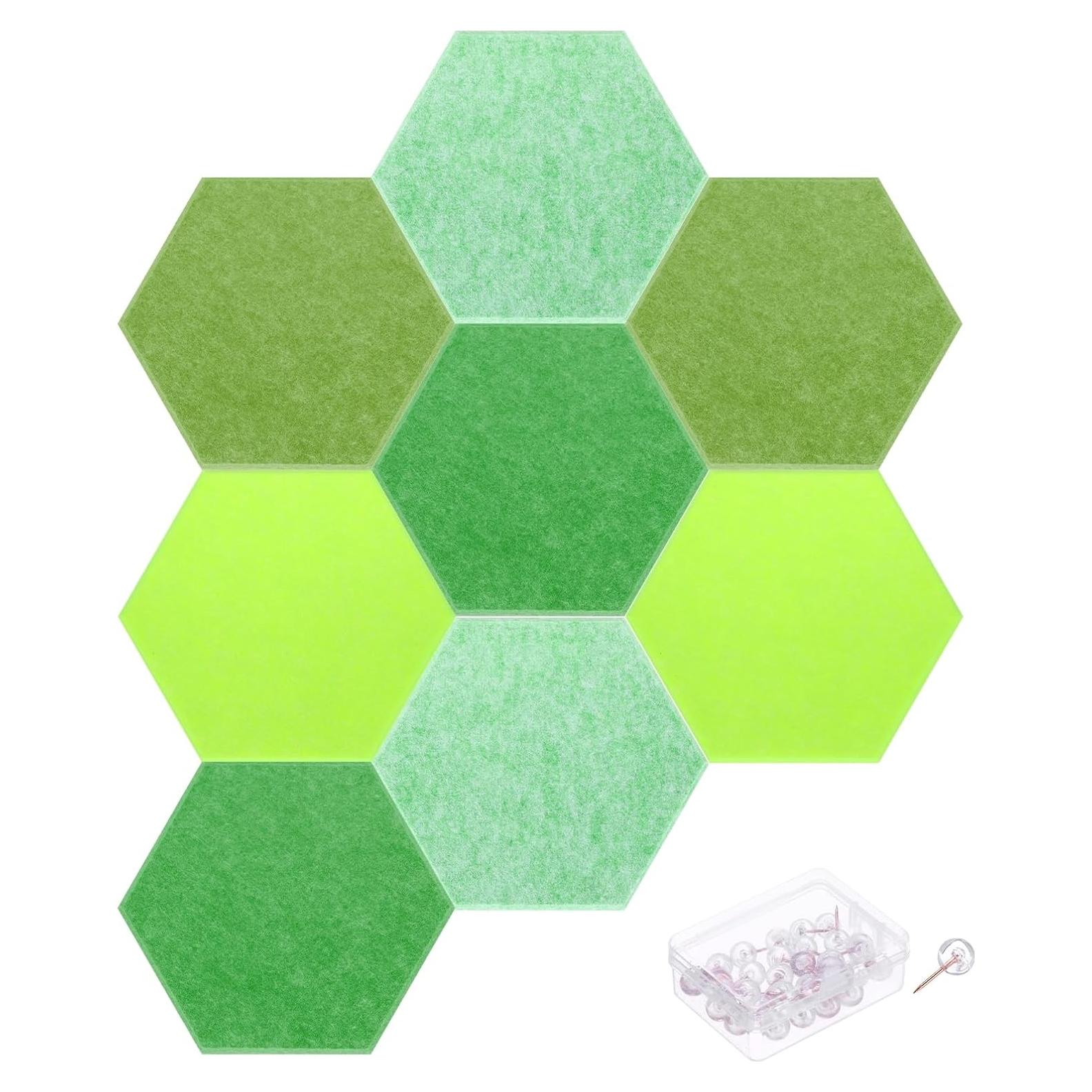 Paneles Acústicos Hexagonales MECCANIXITY 30x26cm Ignífugos