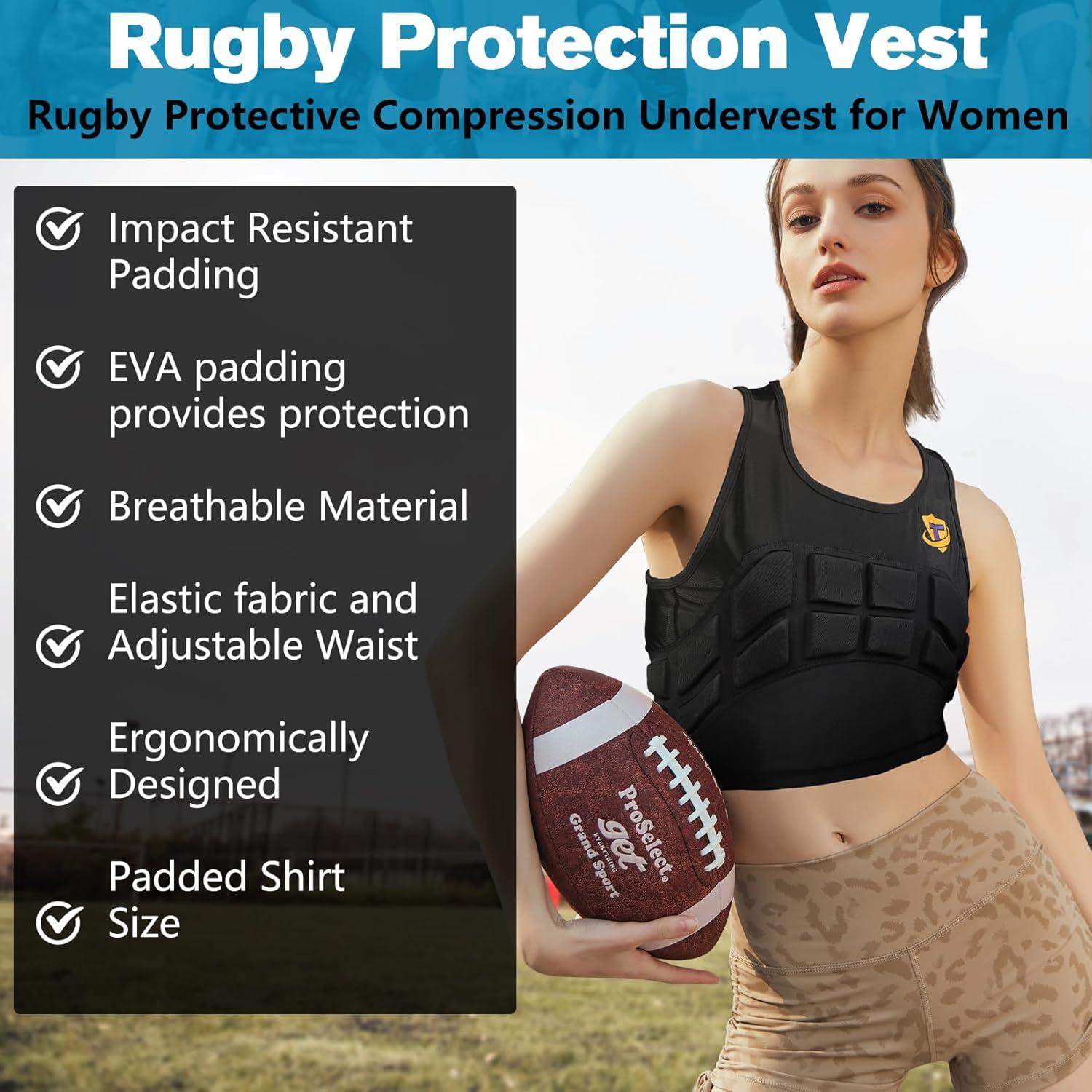 Chaleco de Compresión Acolchado TUOY para Mujeres - Protección Pecho