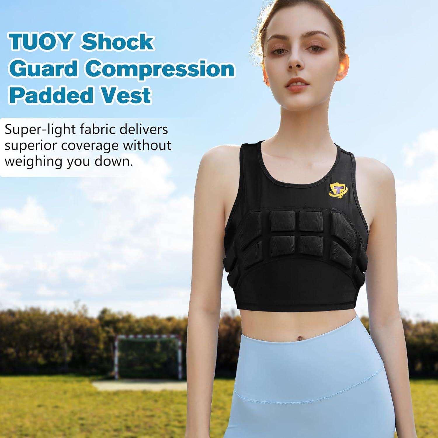 Chaleco de Compresión Acolchado TUOY para Mujeres - Protección Pecho