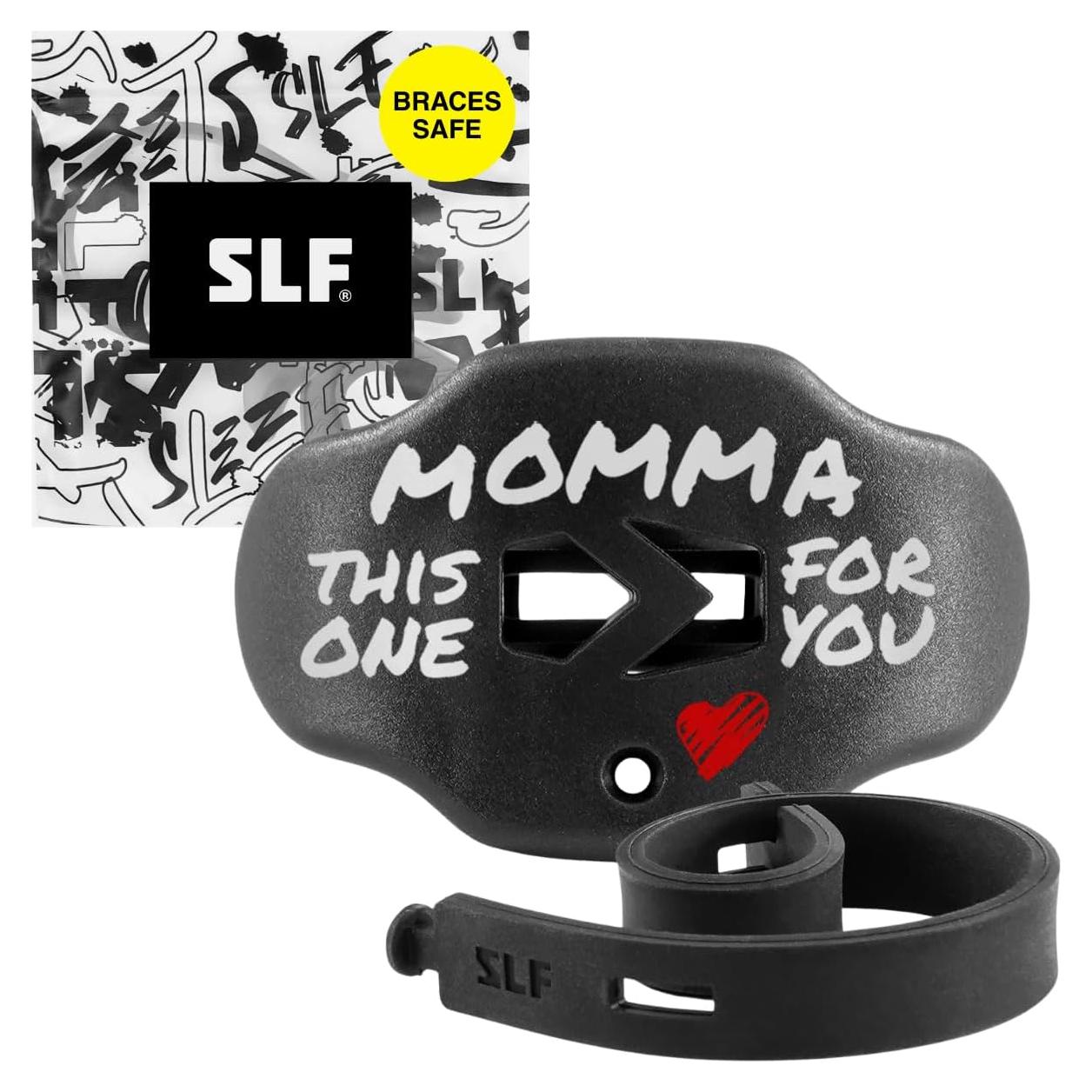 Protector Bucal Deportivo SLEEFS Negro - Sin Hervir, Para Fútbol y Más