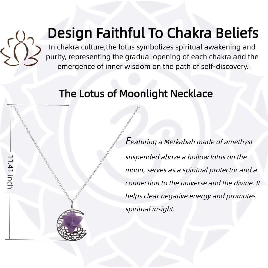 Conjunto Sanación Chakra Corona Hypiisan - Collar y Pulsera