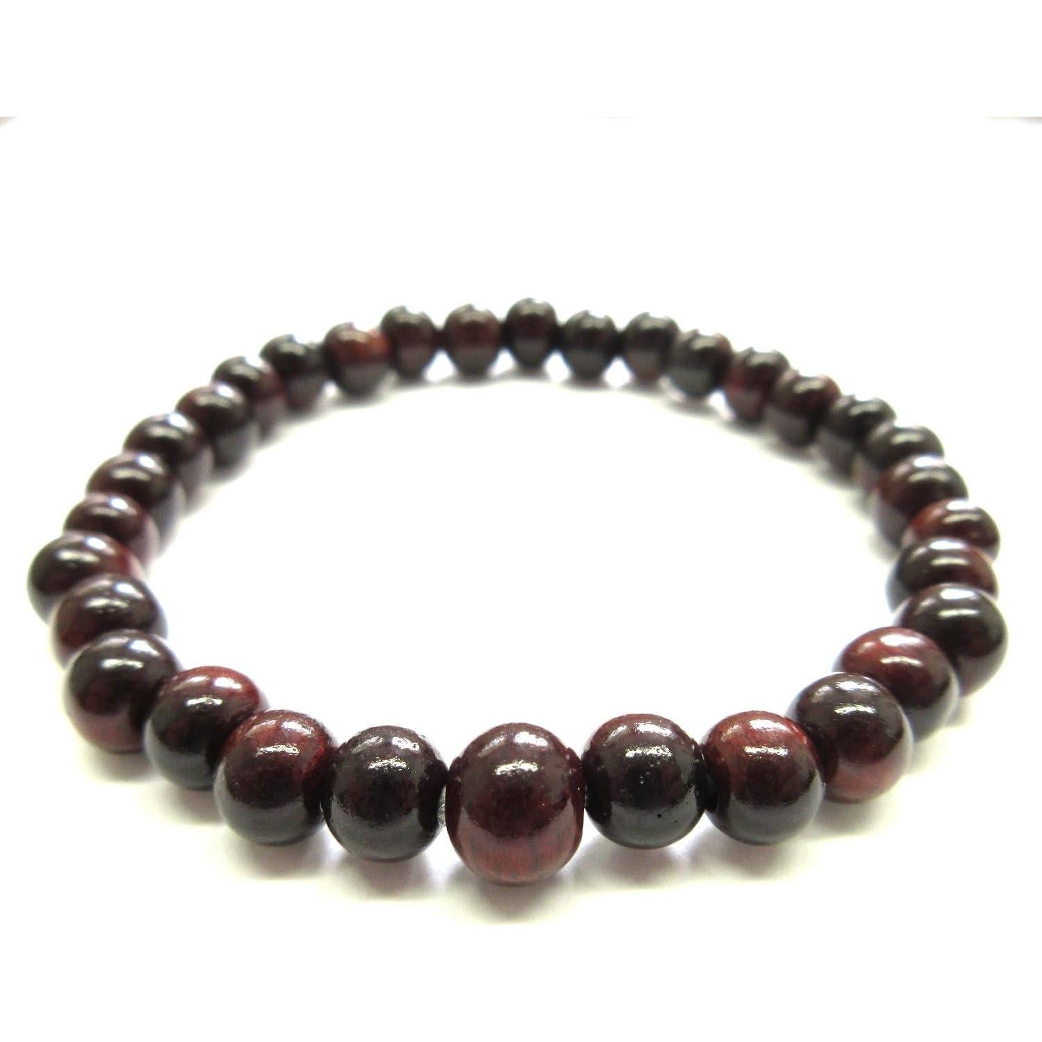 Pulsera de madera de Shitan Juzu Mala hecha a mano Kioto