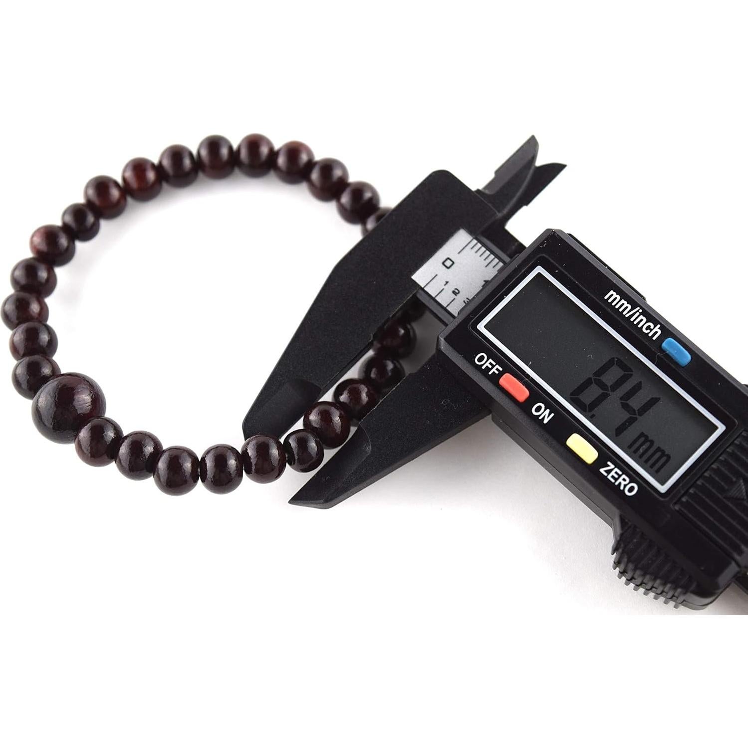Pulsera de madera de Shitan Juzu Mala hecha a mano Kioto