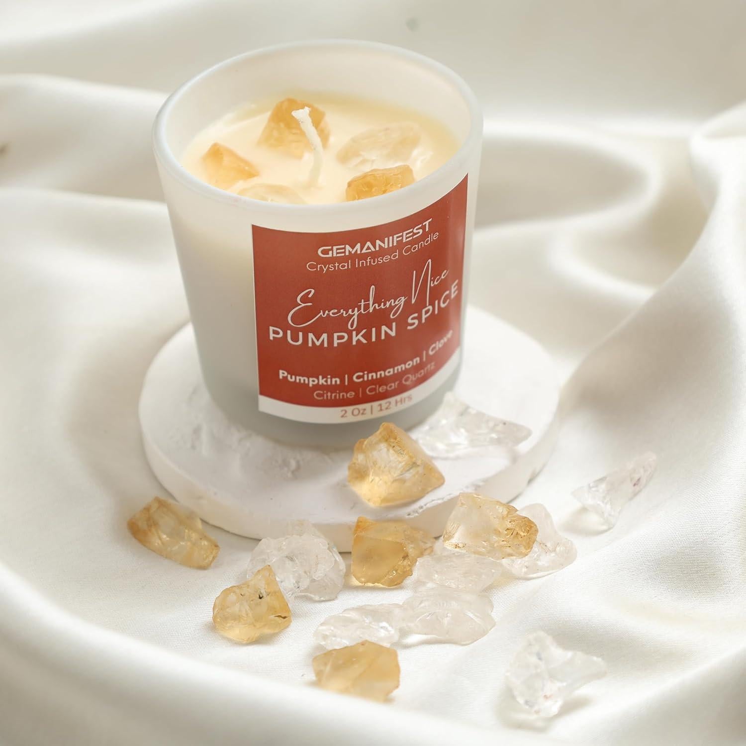 Vela de Soya con Especias de Calabaza GEMANIFEST 190g