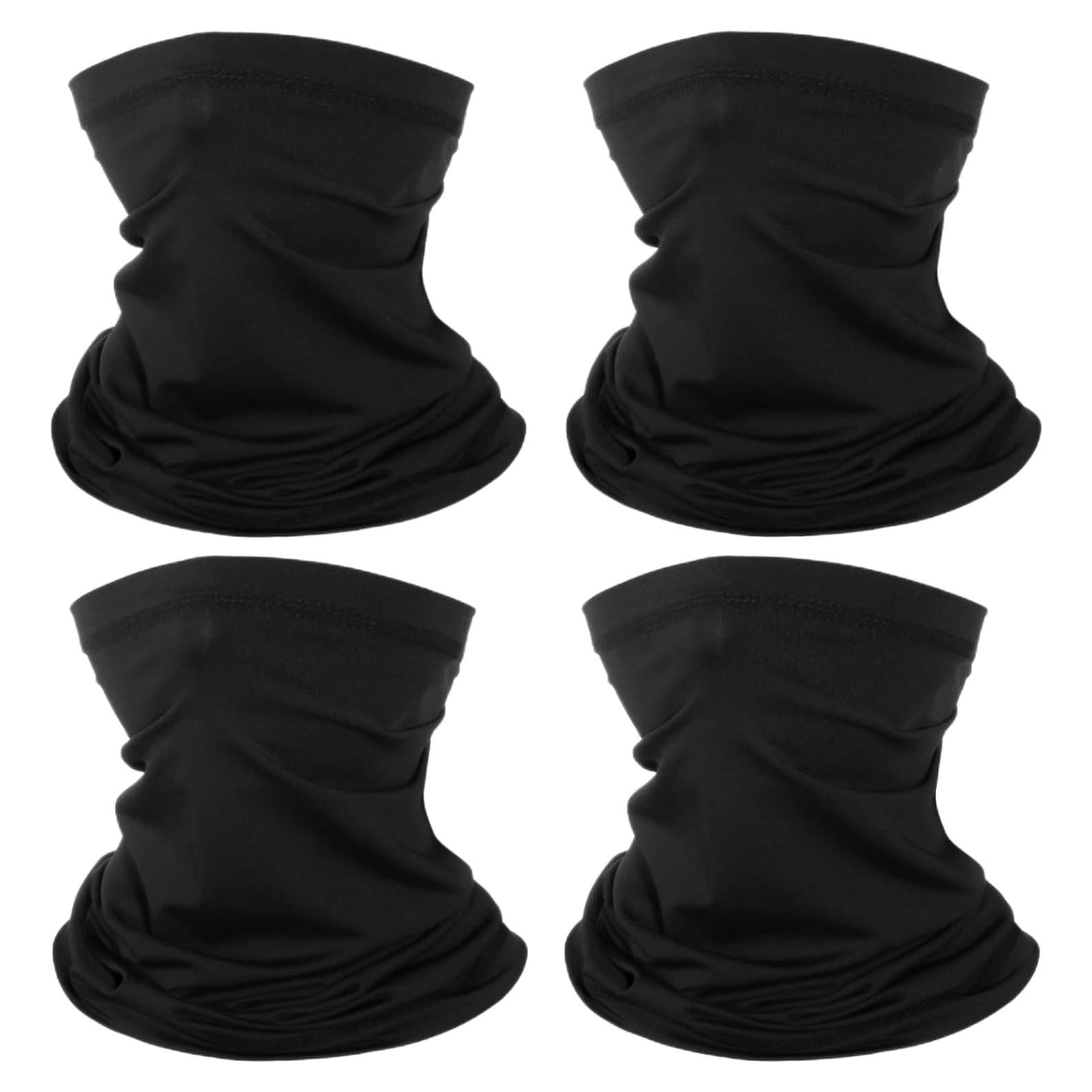 Paquete de 4 Gaiters para el Cuello LEBOKEN Negro 45x24cm