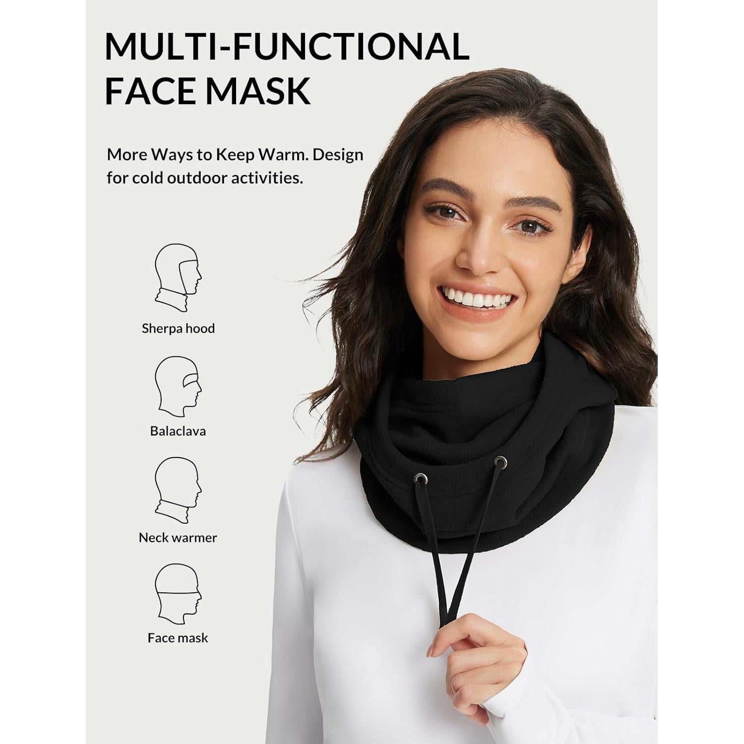 Pasamontañas Térmico Baleaf de Forro Polar Unisex - 2 Tamaños