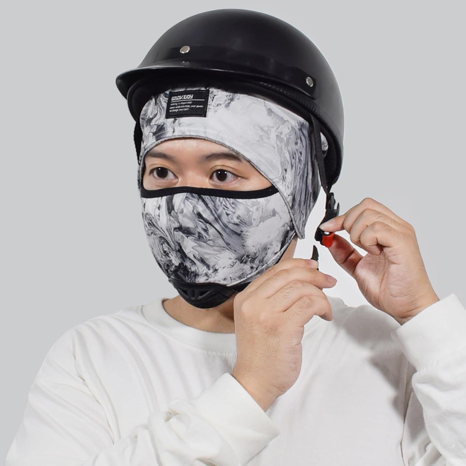 Gorro de Forro Polar Cálido Unisex con Cubierta Facial