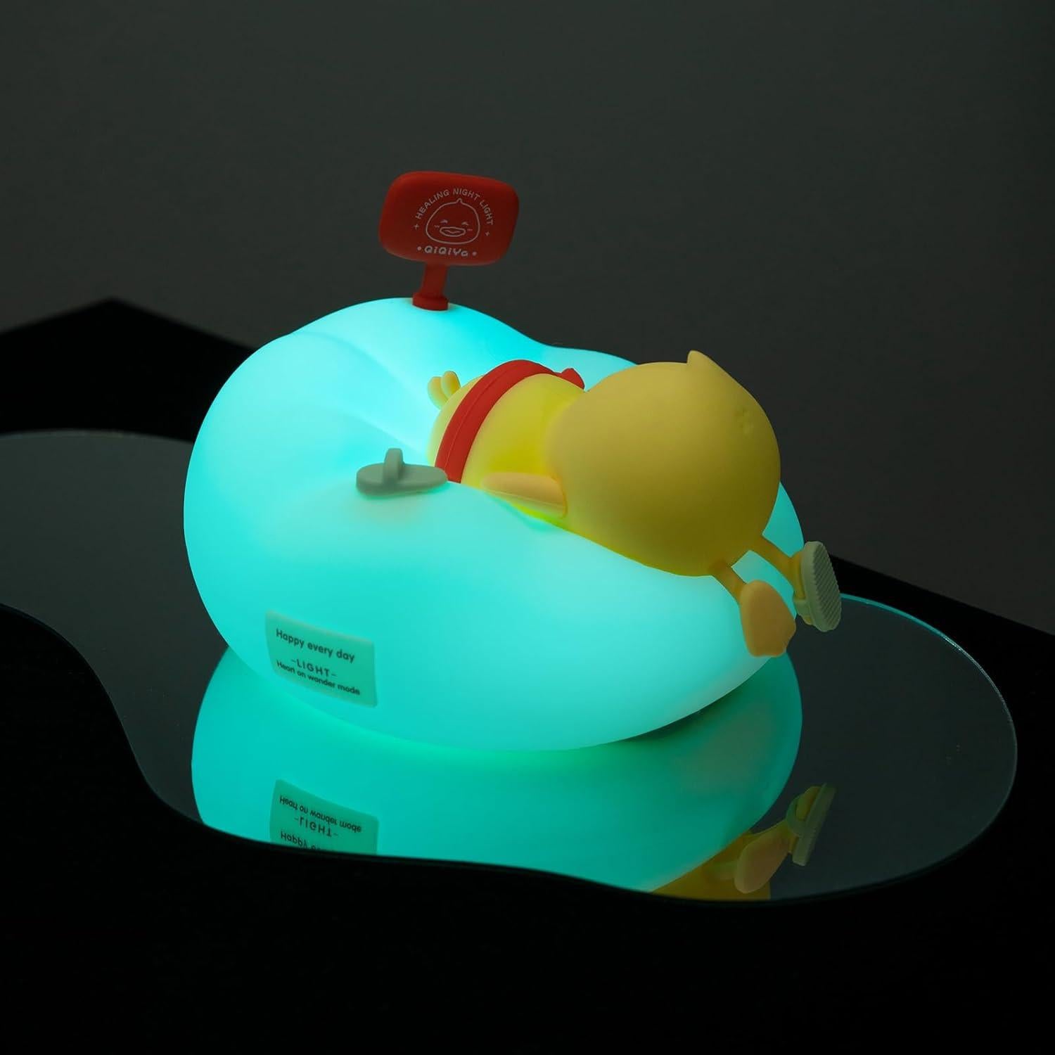 Luz Nocturna Pato AuroraNiteBeam LED 7 Colores Regulable