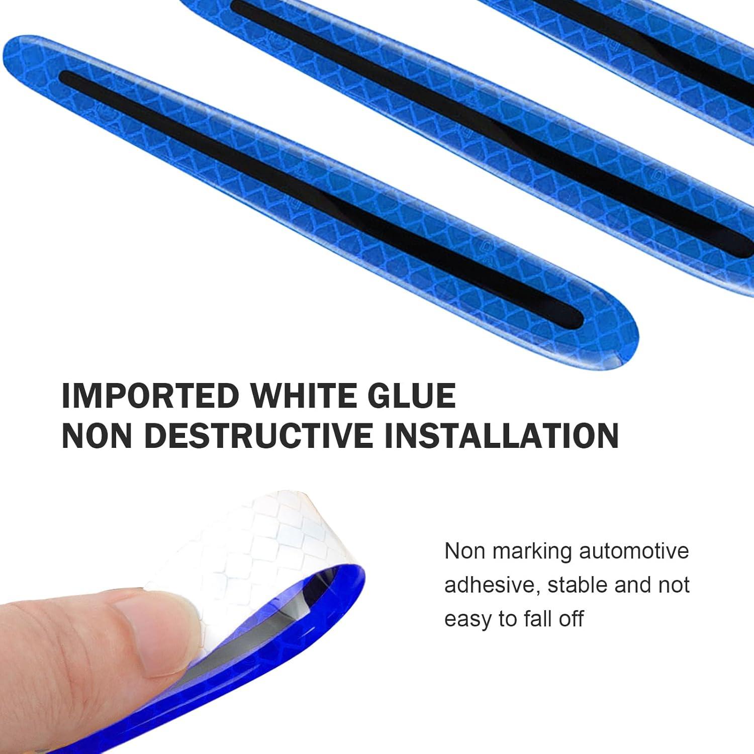 Protector de Manija de Puerta de Coche Ferianl 8 Piezas Azul